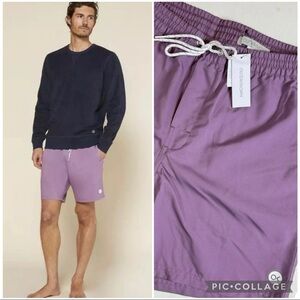 NWT Outerknown XL Purple Nomadic Volley Trunks Board Shorts Swim Athletic